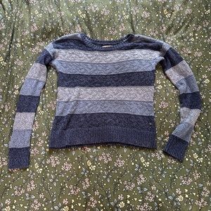 Blue Striped American Eagle Sweater